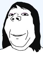 chubby double_chin hair happy smile subvariant:annabelle variant:gapejak white_skin wholesome // 582x772 // 20.3KB