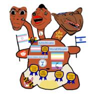 3soyjaks award awards aztecchicano(namefag) bbc brown_skin chud_(boorufag) chud_(soybooru) diaper i_would_never israel israeli israeli_flag jewish_nose jewish_star jewmutt jews lgbt lgbt_flag map_(pedophile) meximutt mossad mutt mutt_lips nigger pedophile queen_of_spades reddit satoko_haters_arent_white_(namefag) soyjak spade star_of_david subvariant:hornyson subvariant:hydrocephason subvariant:impish_amerimutt subvariant:mexislut tbp tranny trans_flag transgender_flag trend:slopjak troon variant:cobson variant:impish_soyak_ears variant:meximutt worldofsoyim(namefag) zoophile // 1173x1141 // 594.0KB