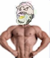 baby babyjak buff glasses pacifier small_eyes soyjak stubble variant:gapejak white_skin // 200x232 // 17.7KB
