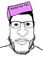 clothes glasses hair hat looking_at_you question question_hat stubble subvariant:carbjak variant:markiplier_soyjak // 864x1168 // 11.4KB