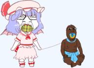 2soyjaks anime baskin clenched_teeth collar deformed gapfag glasses gyate_gyate leash mustailia_set remilia_scarlet series:gyatejaks soybble soyjak stubble subvariant:wholesome_soyjak touhou underpants variant:feraljak variant:gapejak video_game yellow_teeth // 1327x954 // 82.0KB