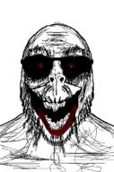 artist:fleertson blood creepy glasses mustache open_mouth red_eyes shadow soyjak stubble sunglasses variant:flartson // 408x617 // 25.9KB
