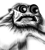 beard dark distorted liquify_tool open_mouth screaming shadow stubble subvariant:doctos tongue variant:soyak // 640x704 // 284.2KB