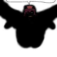 aryan_beast black_skin fat flying flying_nigger glowing jimbo_(namefag) meta:namefags meta:op_is_too_sleepy_to_tag nigger speech_bubble trend:glowie variant:alicia yellow_sclera // 1600x1594 // 296.1KB