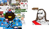 auron_macintyre austria azumanga_daioh beaner beard belgium berryboy blueberry_inflation brandon brazil buff chad christianity closed_mouth clothes crescent cross denmark ear flag flag:algeria flag:austrai flag:belgium flag:brazil flag:denmark flag:france flag:germany flag:india flag:mexico flag:nazi_germany flag:netherlands flag:norway flag:sweden flag:turkiye flag:united_kingdom france fumo germany gigachad hair happy_merchant hayasaka_aryan hello_my_name_is_(sticker) inflation_fetish japanese_text jesus jesus_christ k-on kike long_hair muscles muscular_male netherlands norway robe shitskin sonnenrad soybooru soyjak star_(symbol) star_and_crescent stonetoss stubble subvariant:branigger subvariant:chudjak_front subvariant:perceptive_chud sweden teeth tongue turkiye twitter united_kingdom variant:brandon variant:chudjak variant:impish_soyak_ears variant:meximutt xitter // 1627x959 // 1.2MB