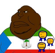 africa angry award brown_skin dumb equatorial_guinea flag:equatorial_guinea nigger poor retard spics stubble variant:meximutt // 502x480 // 81.9KB