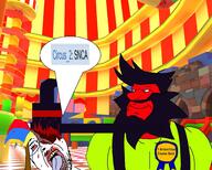 Antonblast_VVON Circus_2_(NameFag) TADC_VVON ack antonblast aryan blood hammer murder red_skin skull the_amazing_digital_circus troon why_can't_we_be_friends // 3000x2400 // 608.7KB