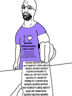 'toss body flag:transgender_pride_flag hand i_love paper purple_shirt smug table text transgender_flag transheart variant:bartender white_background wordswordswords // 960x1280 // 20.4KB