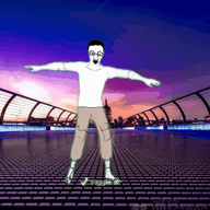 chud dance glasses soyjak soyjak_party viggle_ai // 360x384 // 8.3MB