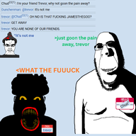 arrow dunchenman_(user) evil jamesthegoo_(pedophile) meta:namefags mushroom namefag_drama namefags nigger subvariant:boat_rammer subvariant:chudjak_front subvariant:hornyson trevor(user) variant:bernd variant:chudjak variant:cobson // 4000x4000 // 1.4MB