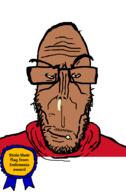 award booger brown_skin country crying european flag flag:monaco glasses hair indonesia monaco mucus mutt red_eyes soyjak stolen stubble subvariant:euromutt sweater variant:markiplier_soyjak // 591x900 // 27.3KB