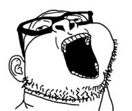 ear glasses open_mouth soyjak stubble template variant:childut // 658x552 // 8.6KB