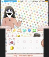3ds_theme glasses mario mushroom nintendo_3ds theme toad_(mario) variant:soytan white_skin // 412x480 // 176.6KB