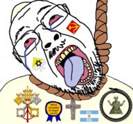 ack award communism flag:argentina flag:vatican_city hammer_and_sickle hanging meta:op_took_a_selfie_of_xerself moloch ouroboros pope variant:bernd // 768x719 // 564.3KB