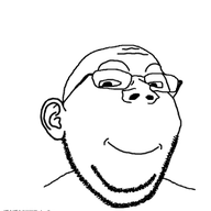 animated byonbyon closed_mouth ear glasses merge poyopoyo smile soyjak stubble subvariant:wholesome_soyjak variant:gapejak // 378x400 // 200.2KB