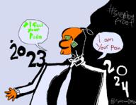 #stepdownfroot 2023 2024 beard black_and_white black_skin clothes drawing english_text froot frootist_new_order greentext meta:froot_root_and_c0rdsontalks_are_ruining_the_soysphere oekaki open_mouth orange_skin political_cartoon redtext series:soicacacomicz speech_bubble suit text tuxedo variant:gapejak // 764x593 // 38.7KB