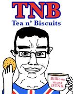 biscuit british cookie digestive flag:united_kingdom front_facing glasses hand handholding happy millions_must_die smile tea teacup total_nigger_bombing variant:chudjak // 425x543 // 78.5KB