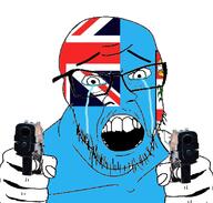 country countrywar crying fiji flag flag:fiji glasses gun hair hand holding_object open_mouth pistol soyjak stubble teeth variant:feraljak // 1117x1066 // 436.6KB
