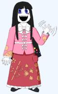 anime blue_eyes clothes female full_body hair houraisan_kaguya long_hair soyjak touhou variant:soytan video_game // 1352x2196 // 91.0KB