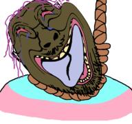 brown_troonjak hanging happy rope suicide tongue tranny variant:bernd // 768x719 // 169.3KB