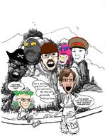 4chan angry anime arm beard captain_coal closed_mouth clothes comic_sans doll_(user) ear glasses hair hat kuz lee_goldson moot mountain multiple_soyjaks mustache open_mouth smile soot soyjak soyjak_party speech_bubble stubble text tree variant:carterjak variant:feraljak variant:gapejak variant:kuzjak variant:soyak yotsoyba // 512x663 // 301.9KB