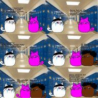 3_soyjaks afro animal background bbc cat cat_ear chud closed_mouth comic crying ear glasses meta:this_baited_me negro nose pink_eyes pink_skin rejection snout stubble subvariant:gapecat subvariant:wholesome_soyjak tail transparent_background variant:gapejak whiskers // 4000x4000 // 8.6MB