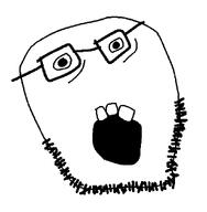 glasses open_mouth snow stubble teeth variant:snowjak // 1179x1207 // 235.7KB