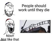 2soyjaks angry auschwitz beard clothes crying hat holocaust imgflip.com irl jewish_nose judaism kippah open_mouth smile soyjak stubble teeth text variant:gapejak variant:soyak work // 831x624 // 61.7KB