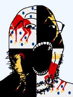 animal country county elk flag flag:gävleborg glasses goat gävleborg hair open_mouth soyjak stubble sweden teeth transparent_background variant:gapejak // 600x800 // 84.7KB