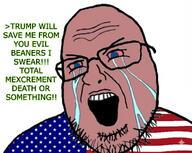 aryan chudnater2(namefag) donald_trump fat flag:united_states maga qanon retard united_states variant:shotjak // 1357x1080 // 530.1KB