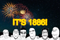 1886 2026 6soyjak are_you_soying_what_im_soying artist:chauvin multiple_soyjaks new_year no_more_brother_wars variant:bernd variant:chudjak variant:cobson variant:feraljak variant:gapejak variant:markiplier_soyjak // 540x360 // 356.4KB