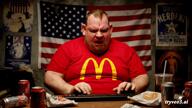 amerimutt angry ext=mp4 flag:united_states mcdonalds meta:ai_generated mutt mutt_lips nas:amerimutt red_lips red_shirt soda subvariant:impish_amerimutt tan_skin variant:impish_soyak_ears veo_ai video // 1280x720, 8s // 1.4MB