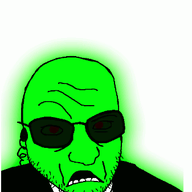 animated clothes glasses necktie poyopoyo soyjak stubble suit sunglasses tonton trend:glowie variant:snopesjak // 337x400 // 261.8KB