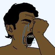 brown_skin closed_eyes crying hair hand indian open_mouth pajeet variant:pajeetjak // 792x783 // 20.7KB