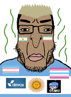 argentina braniggertinian brown_skin closed_mouth devox dyed_hair ear fat flag:argentina flag:cunnystan flag:femboy_pride_flag flag:minor_attracted_person flag:transgender_pride_flag glasses hair jewish_nose konata_izumi lips looking_at_you merge mutt neutral otaku retard soyjak stink_lines stinky stubble subvariant:chudplier template transparent_background variant:chudjak variant:markiplier_soyjak weeb // 662x902 // 99.5KB