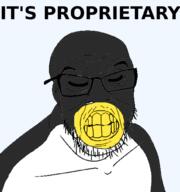 animal bird clenched_teeth glasses hair its_over linux open_mouth penguin soyjak stubble text transparent transparent_background tux variant:feraljak // 952x1016 // 169.3KB