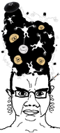 arm clothes coin disco_ball distorted front_facing glasses hair hat judaism kippah multiple_soyjaks nonsense subvariant:fingerboy sword variant:a24_slowburn_soyjak variant:chudjak white_skin // 840x1867 // 474.2KB
