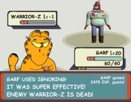 Warrior-Z(user) garf_(user) garf_WON garfield pokemon_battle warrior-'p_LOST // 4072x3185 // 1.5MB