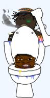 bong fried_chicken kfc nigger nigger_weed piss smoke subvariant:crazyguyjak subvariant:feralnigger toilet toilet_black_person toilet_nigger variant:feraljak variant:gapejak water // 856x1674 // 244.6KB