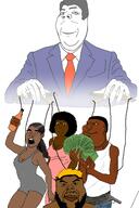 atlanta control drunk druski flexing ghetto puppet ronald_reagan subvariant:female_cobson subvariant:wholesome_soyjak variant:gapejak // 1284x1931 // 750.0KB