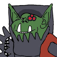 clothes ear fungus green_skin greenskin greenskins hat mushroom ork orks pointy_ears smile soyjak variant:impish_soyak_ears warhammer // 360x360 // 39.3KB