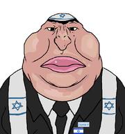 Zionist-Y_(Namefag) clothes fat flag:israel front_facing hair happy_merchant israel jewish_nose judaism kike long_nose looking_at_viewer looking_at_you necktie nose obese robe subvariant:meximutt_front4 suit variant:meximutt yellow_sclera zionism zionist // 796x849 // 51.0KB