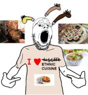 bbc crazed dick food heart i_love i_love_nigger nigger penis pointing shirt_with_words variant:gapejak variant:shirtjak // 618x666 // 244.2KB