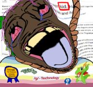 4chan anime award black_skin dragon e621 g_(4chan) hair kde konqi map_(pedophile) mascot open_mouth pedophile rope rule34 soyjak suicide technology tranny variant:bernd yotsoyba // 768x719 // 441.7KB