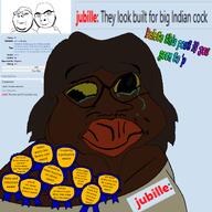 award big_lips big_nose brown_skin jubille_(user) meta:tagme orange_skin pedophile soybooru subvariant:female_feraljak trend:slopjak variant:feraljak yellow_sclera // 1500x1500 // 516.4KB