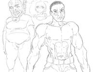 angry anime bloodshot_eyes buff closed_mouth clothes crying ear girl glasses hair hanging mustache open_mouth redraw rope smile soyjak stubble suicide thought_bubble tongue variant:bernd variant:chudjak // 998x768 // 348.1KB