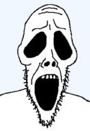 open_mouth scream_(movie) soyjak stubble variant:unknown // 627x910 // 10.5KB