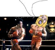 aryan beard bloodshot_eyes crying hair nordic rocky_(movie) rocky_balboa speech_bubble_empty subvariant:bernhardt tongue variant:bernd white_skin yellow_hair yellow_teeth // 930x837 // 108.3KB