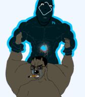 2soyjaks adobe animal arm black_skin brown_skin brush buff clenched_teeth crying ear gimp gimp_(photo_manipulation_program) glasses glowing hair hand leg meta:pornographic_content nsfw penis photoshop rape sex smile smug snout soyjak stubble variant:chudjak variant:cobson // 788x901 // 182.9KB