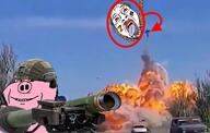 explosion javelin pig pigger russia smug subvariant:impish_pig tank ukraine variant:bernd variant:impish_soyak_ears // 5040x3208 // 7.3MB